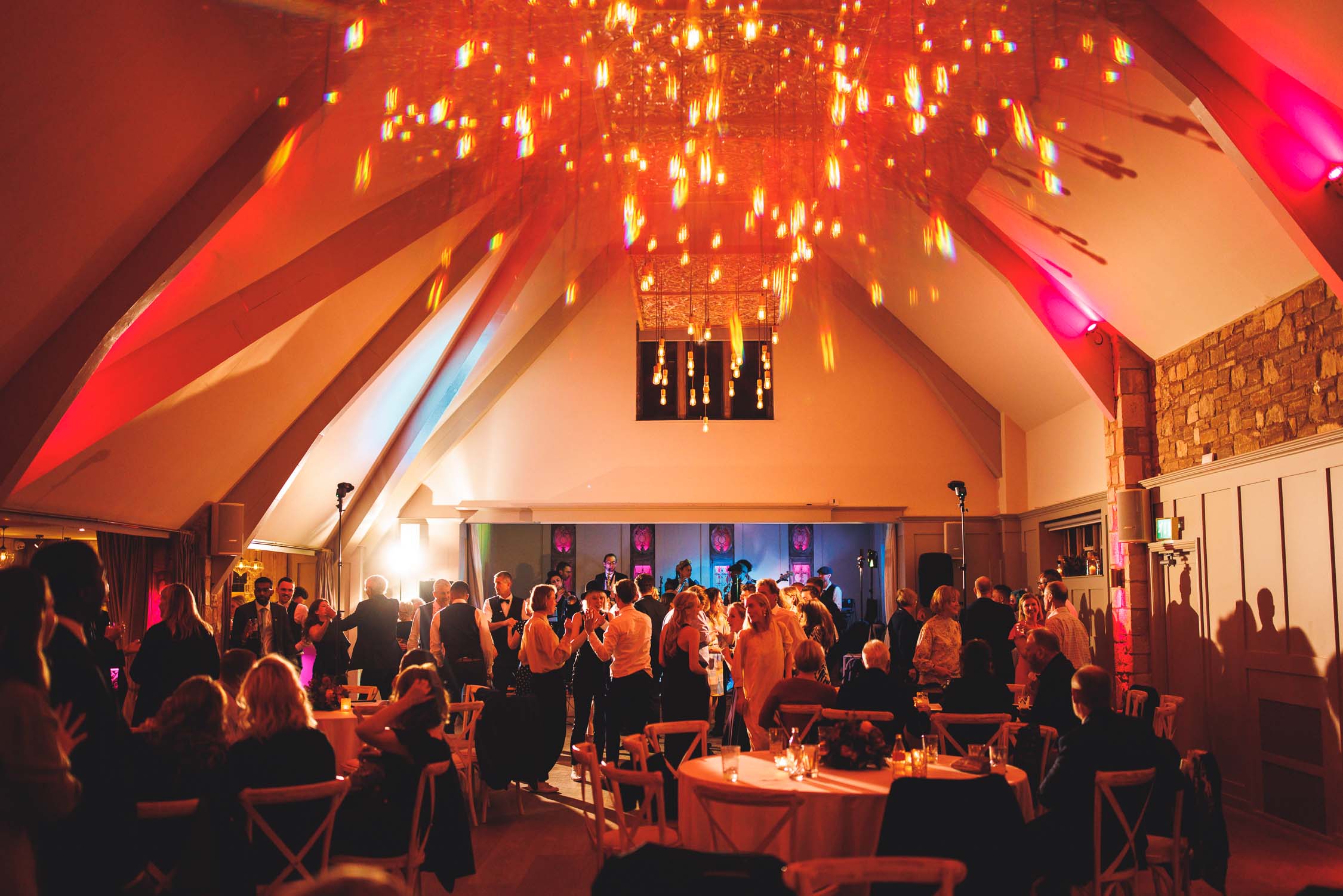 Wedding Dance Floor at the Frogmill in Cheltenham