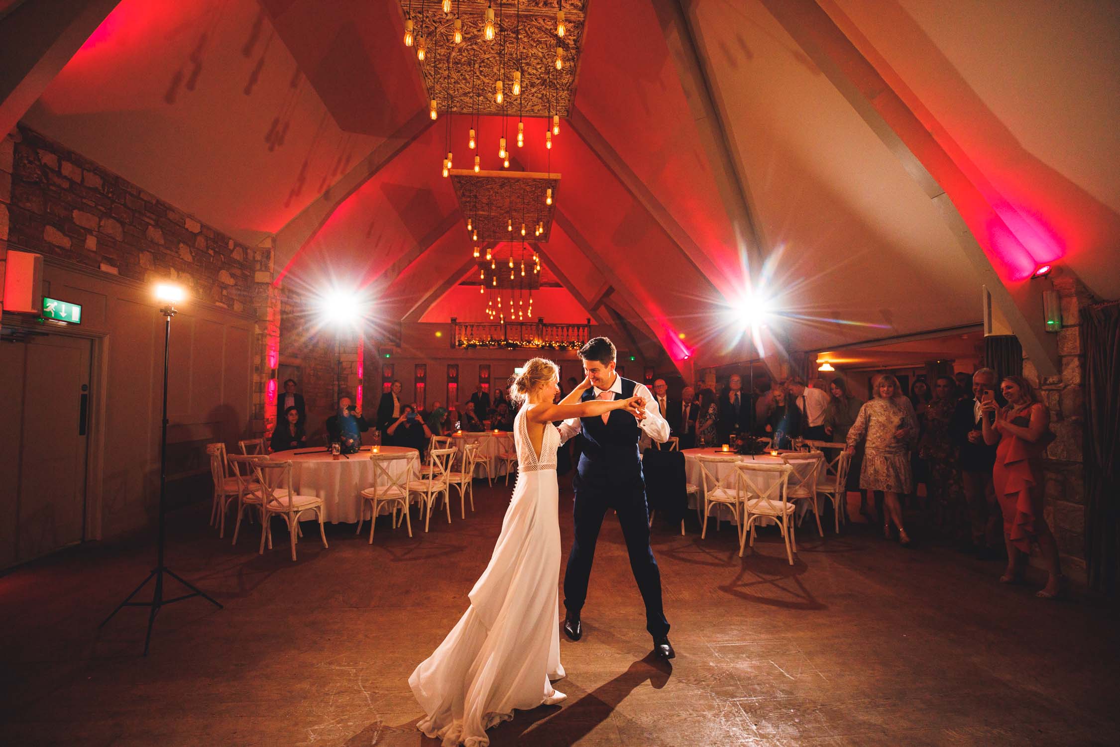 Wedding Dance Floor at the Frogmill in Cheltenham