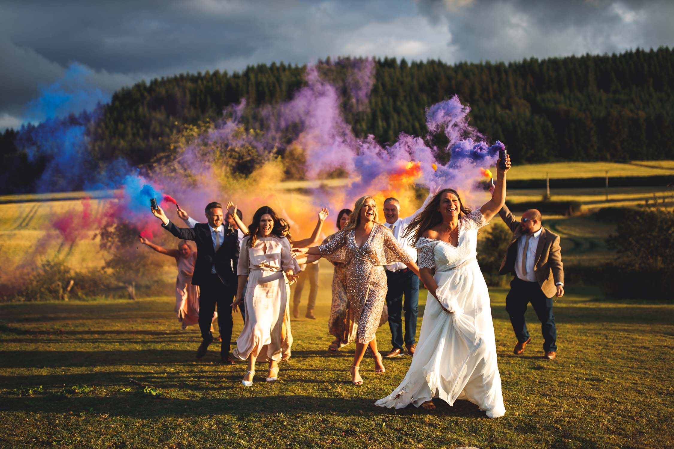 Wedding Photographer at Wilde Lodge Wales