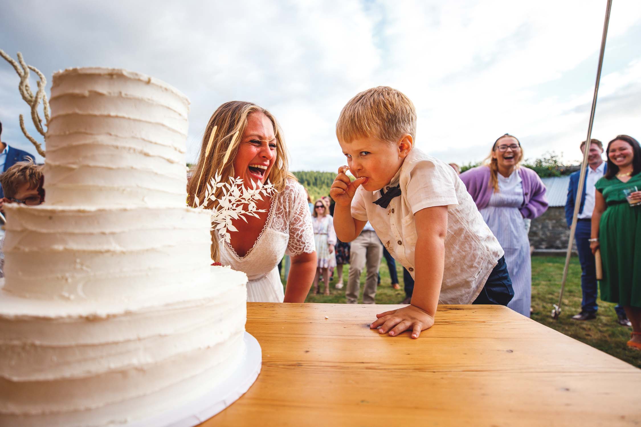 Wedding Photographer at Wilde Lodge Wales