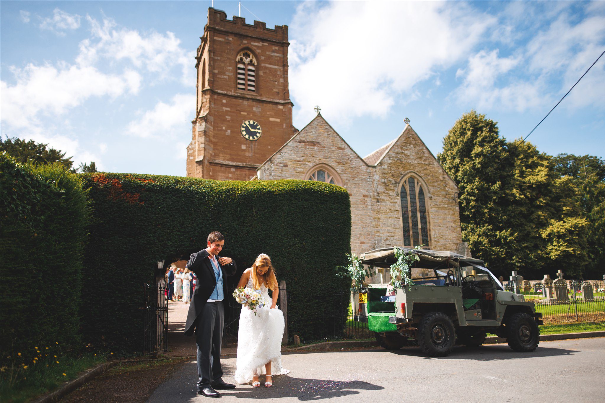 Marquee wedding photographer in Herefordshire