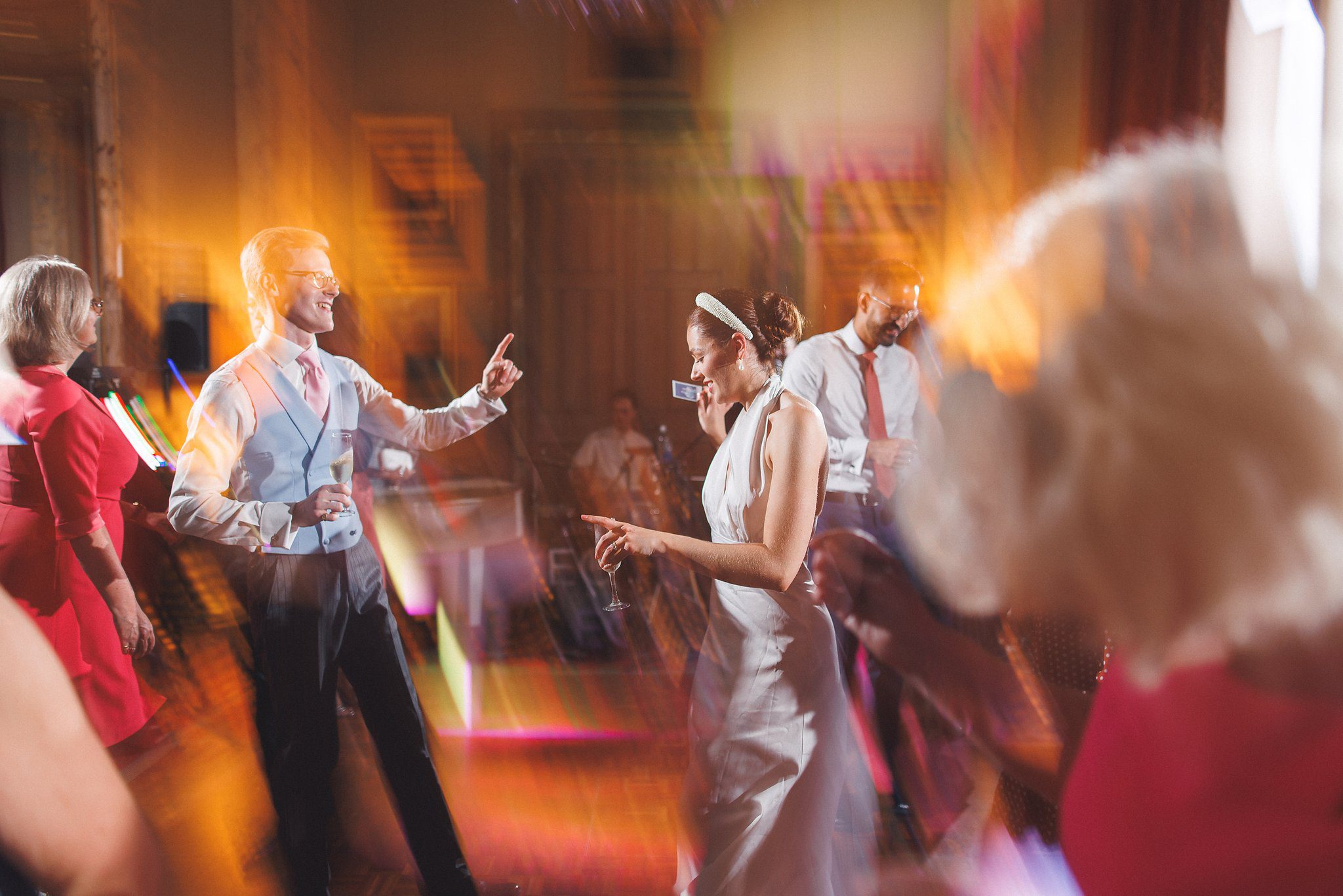 Dancing late into the evening at Eastnor Castle