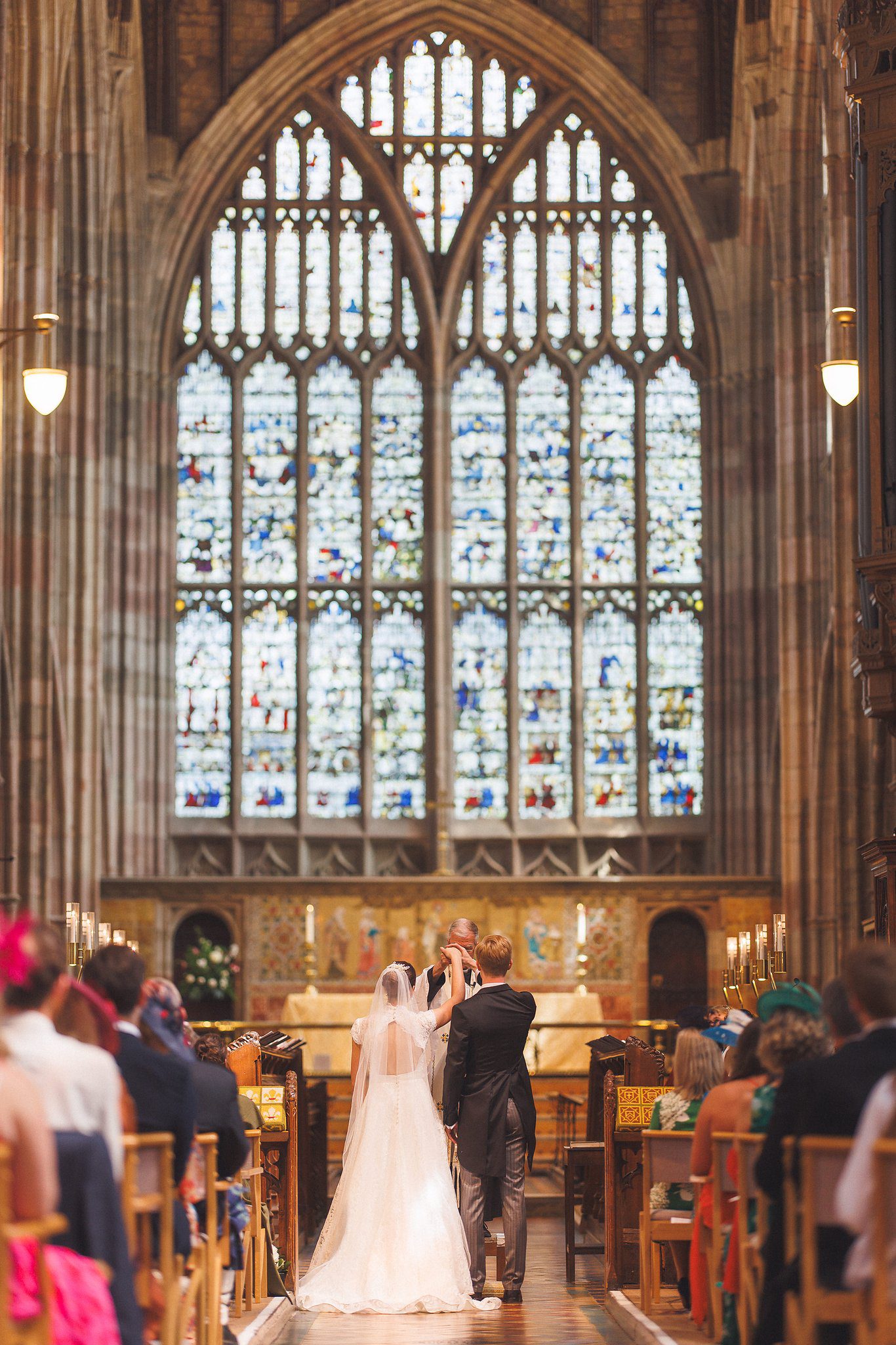 The great east window of Great Malvern Priory