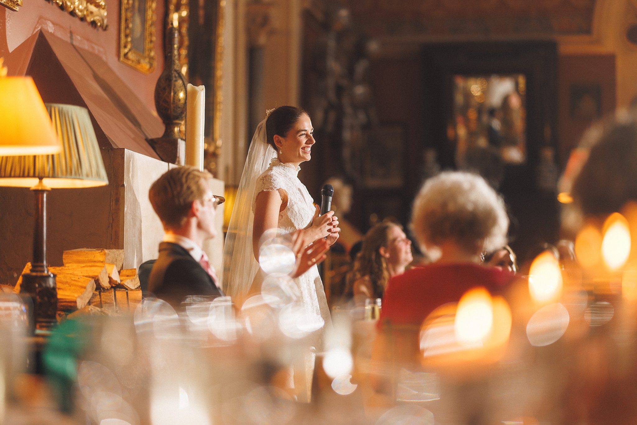 Lucinda during the speeches